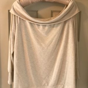 Off the shoulder knit top